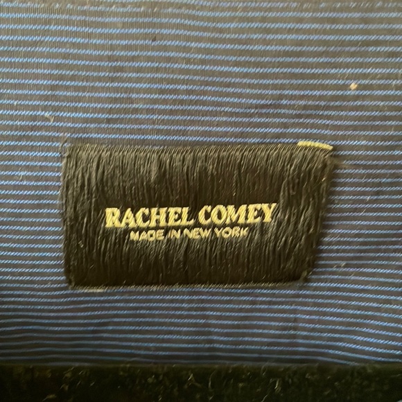 Rachel Comey dark blue pinstripe blouse top, size 0 - Picture 2 of 9